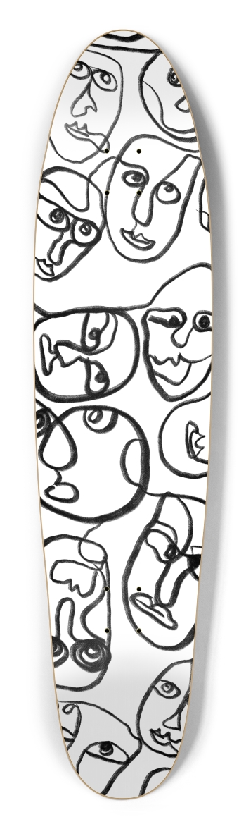 Faces Longboard Shape