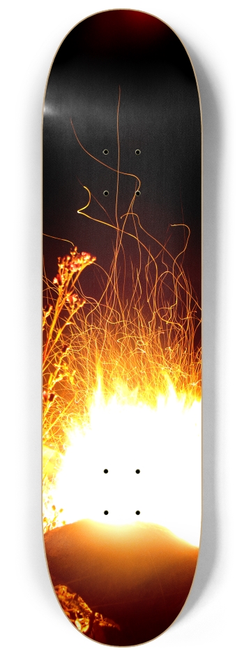 Fire 8-1/4 Skateboard Deck