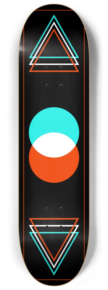 Abstracted 8-1/4 Skateboard Deck