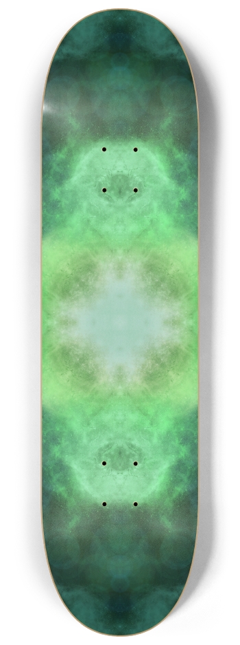 Green Nebulas 8-1/4 Skateboard Deck