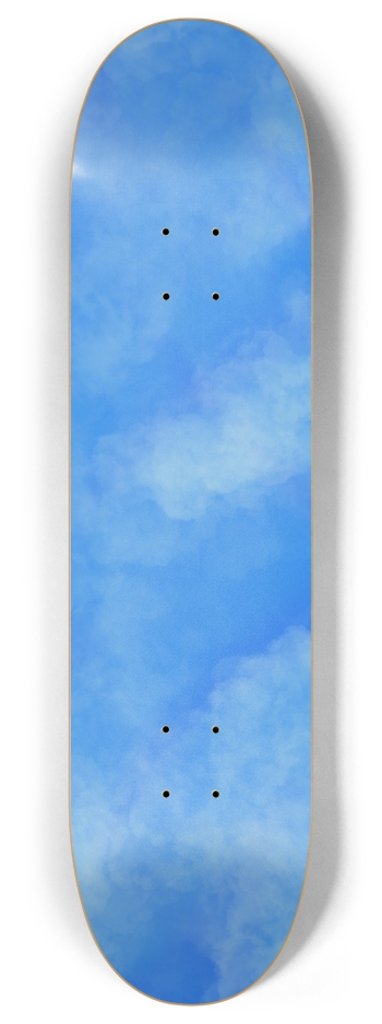 Partly Cloudy 8 Inch Skateboard Deck