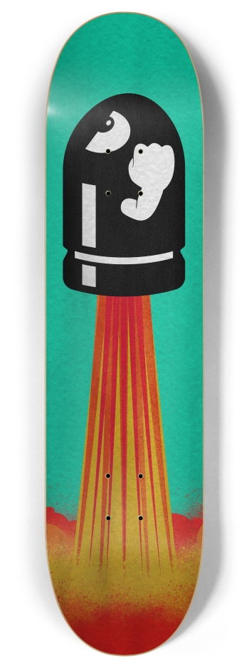 Rocket 8 Inch Skateboard Deck