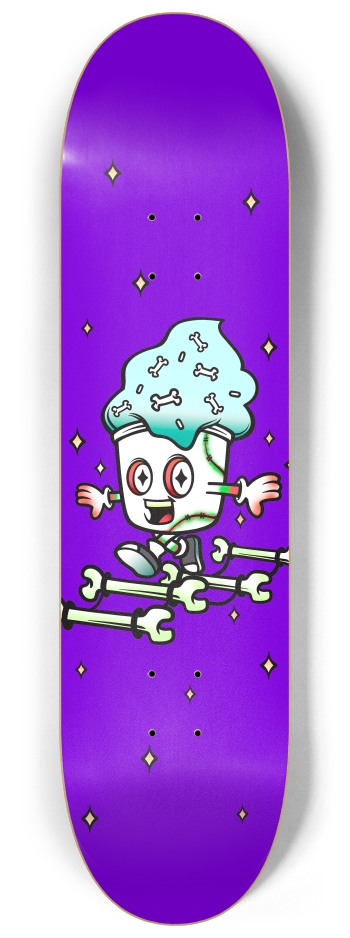 BrainFreeze 8-1/4 Skateboard Deck