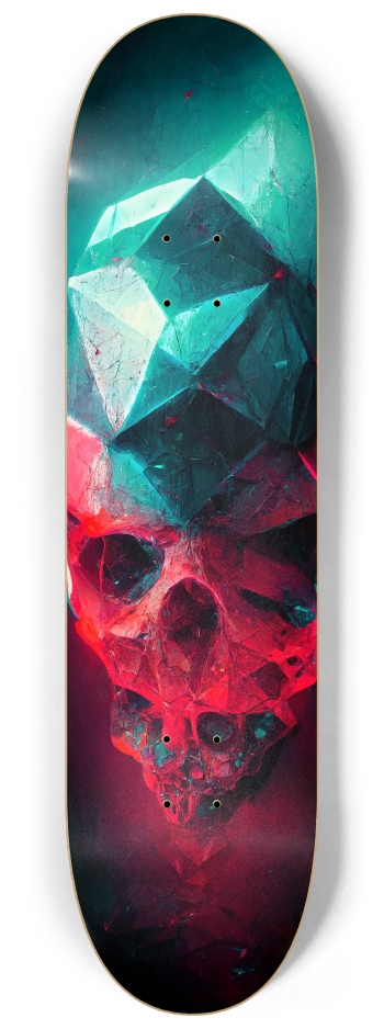 Bejeweled Skull 8-1/4 Skateboard Deck