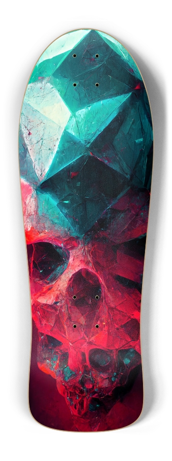 Bejeweled Skull Old School Shape