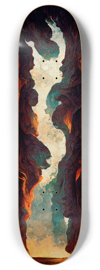 Caves of the Mind 8 Inch Skateboard Deck