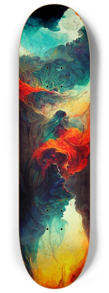 Floating into the Beyond 8-1/4 Skateboard Deck