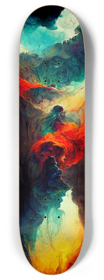 Floating into the Beyond 8 Inch Skateboard Deck