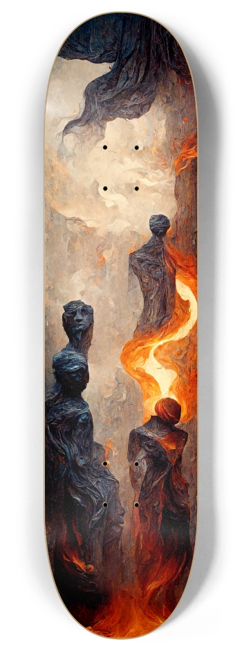 Life on Fire 8 Inch Skateboard Deck
