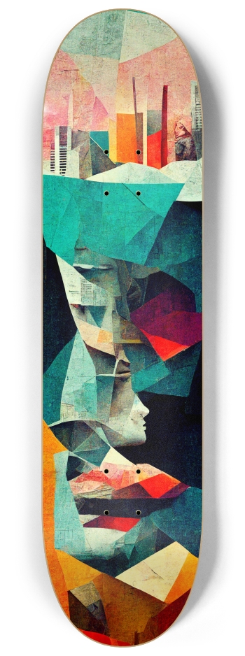 Collage 8-1/4 Skateboard Deck