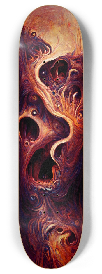 Screaming into the Void 8 Inch Skateboard Deck