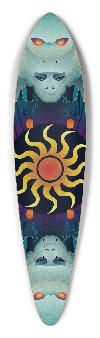 The Alien Overseer Pintail Longboard