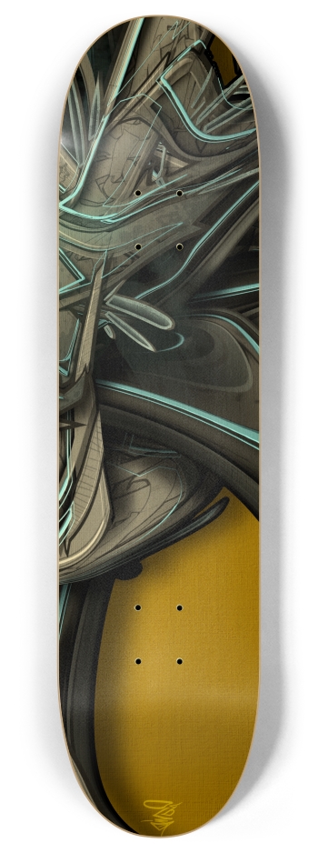 DAY 402 2. rhinosaurarts 8 Inch Skateboard Deck