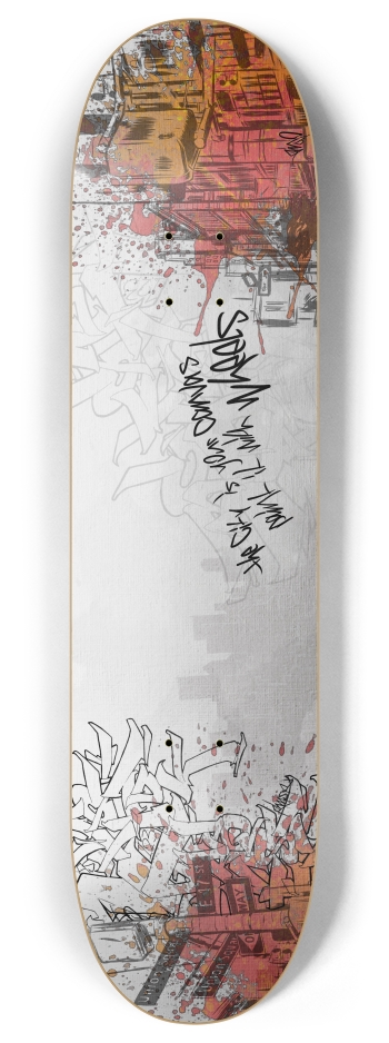 DAY 405 2. rhinosaurarts 8 Inch Skateboard Deck