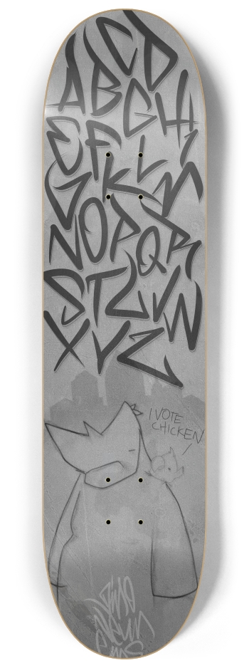 DAY 409 *. rhinosaurarts 8-1/4 Skateboard Deck