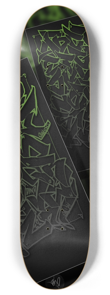 DAY 410 2. rhinosaurarts 8 Inch Skateboard Deck