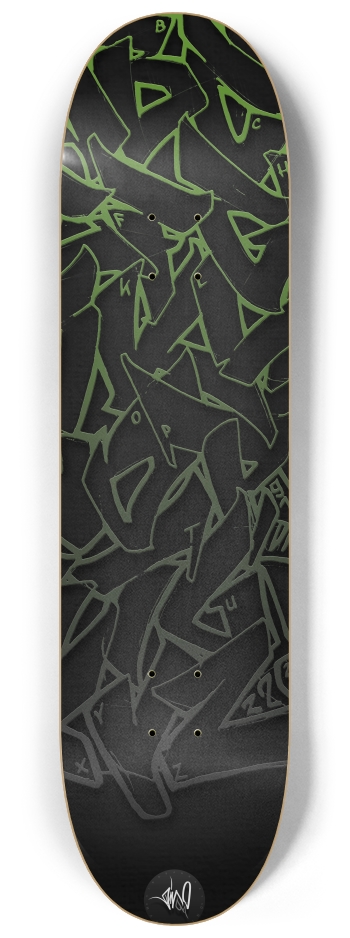 DAY 410 3. rhinosaurarts 8-1/4 Skateboard Deck