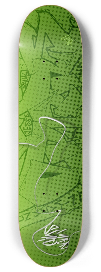 DAY 424 3. rhinosaurarts 8 Inch Skateboard Deck