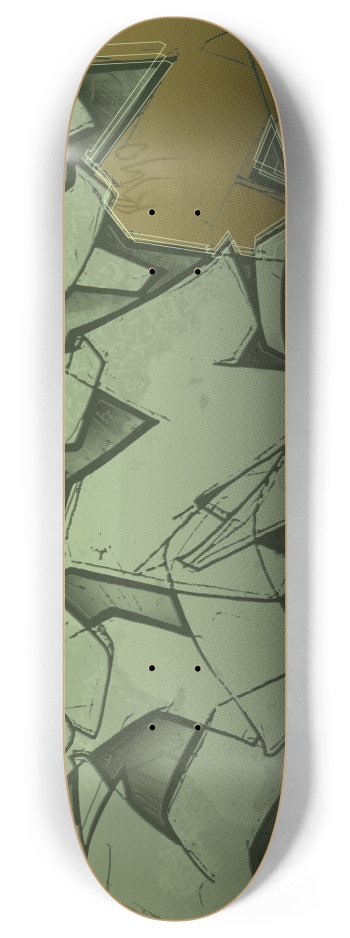 DAY 425 3. rhinosaurarts 8 Inch Skateboard Deck