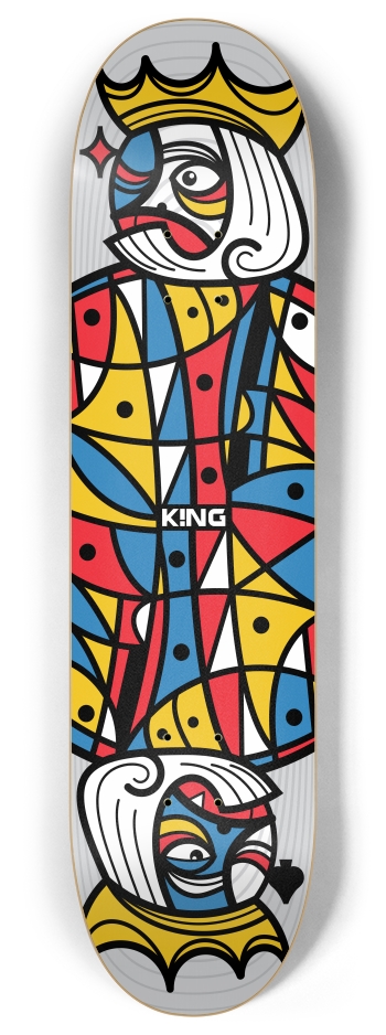 cardz_king-dp 8 Inch Skateboard Deck