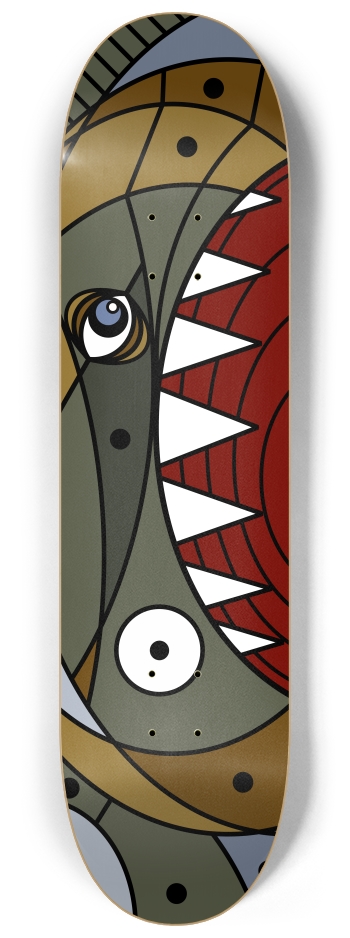 planes_tiger-dp 8-1/4 Skateboard Deck