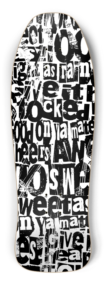 Kiwi Graffiti Shredder Shape