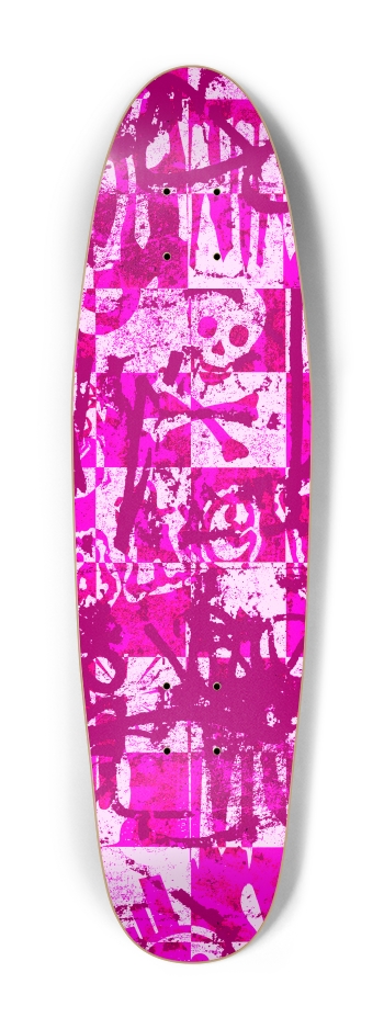 Pink Checker Graffiti