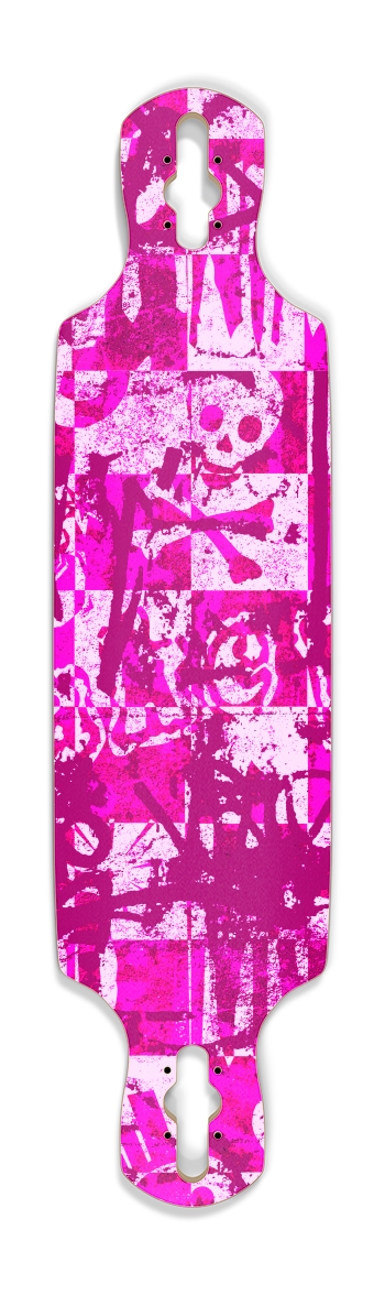 Pink Checker Graffiti