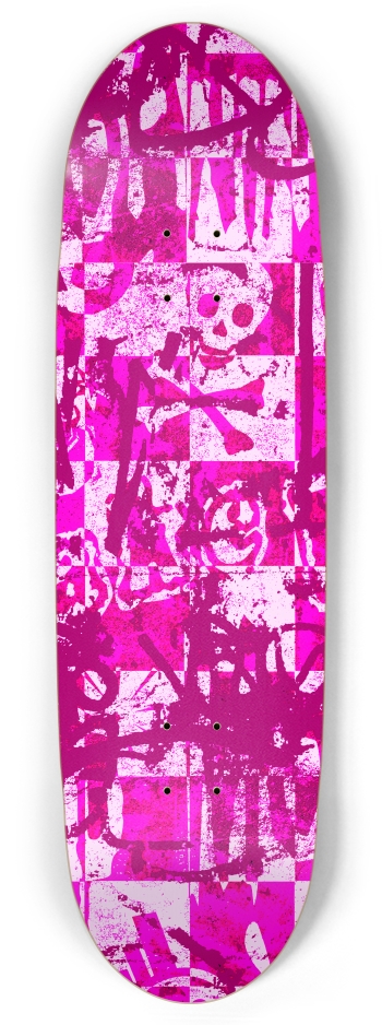 Pink Checker Graffiti
