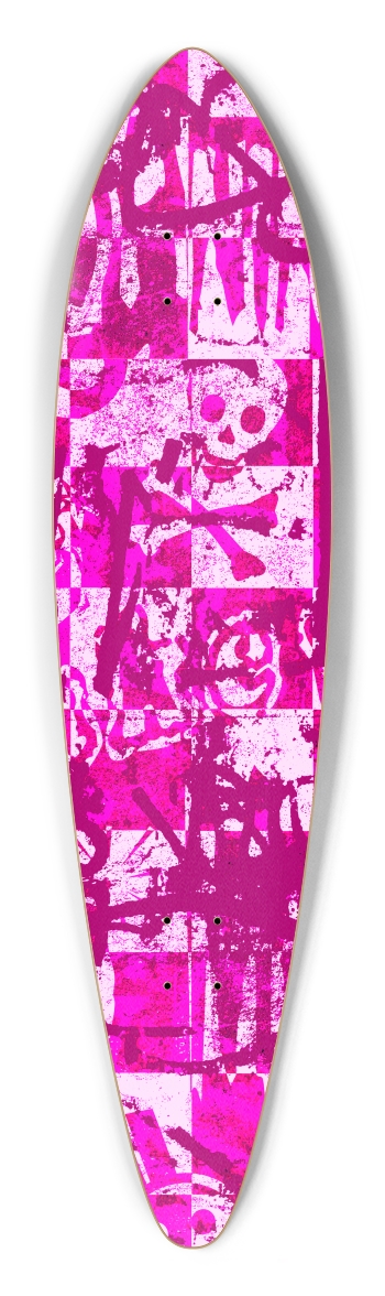 Pink Checker Graffiti