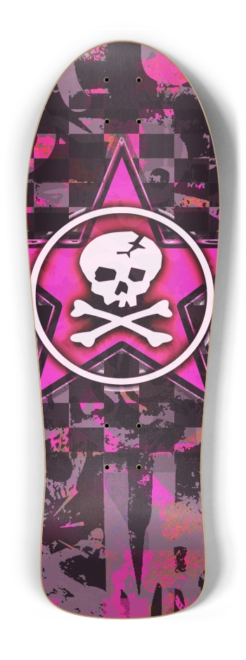 Pink Star Skull