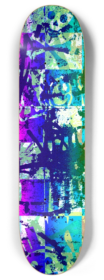 Rainbow Graffiti 8 Inch Skateboard Deck