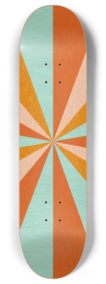 Retro Burst 8 Inch Skateboard Deck
