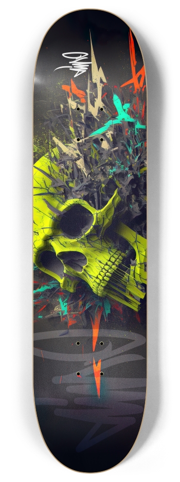A fools dream 1 . www.rhinosaurarts.com 8 Inch Skateboard Deck