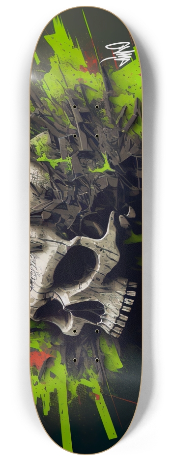 A fools dream 3. www.rhinosaurarts.com 8-1/4 Skateboard Deck