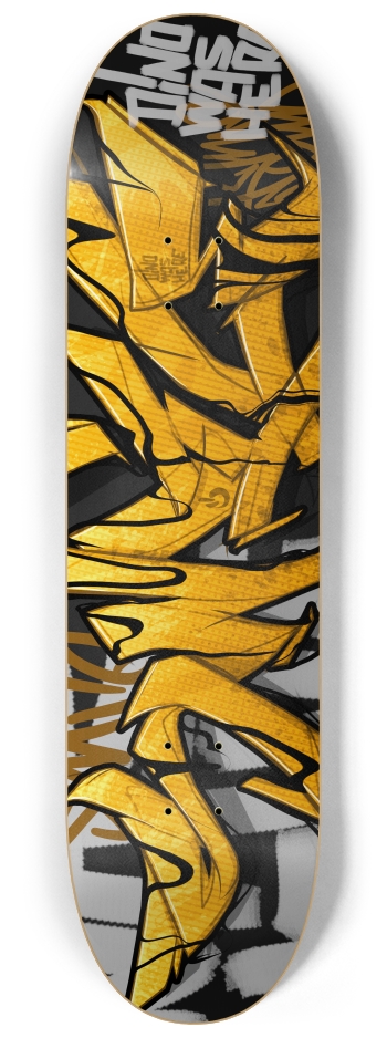 smile and the world changes 8-1/4 Skateboard Deck