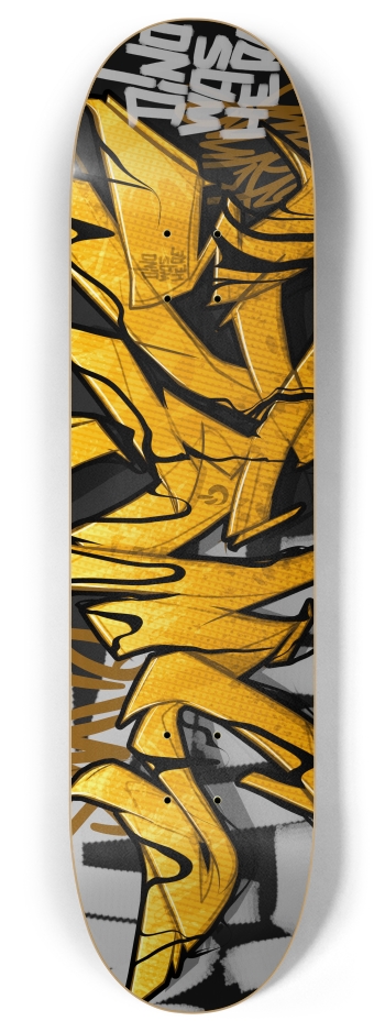 smile and the world changes 8 Inch Skateboard Deck