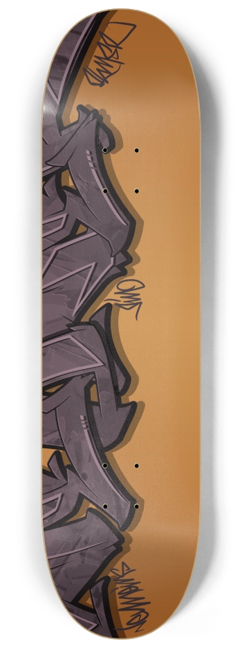 DAY 130 1. www.rhinosaurarts.com 8-1/4 Skateboard Deck