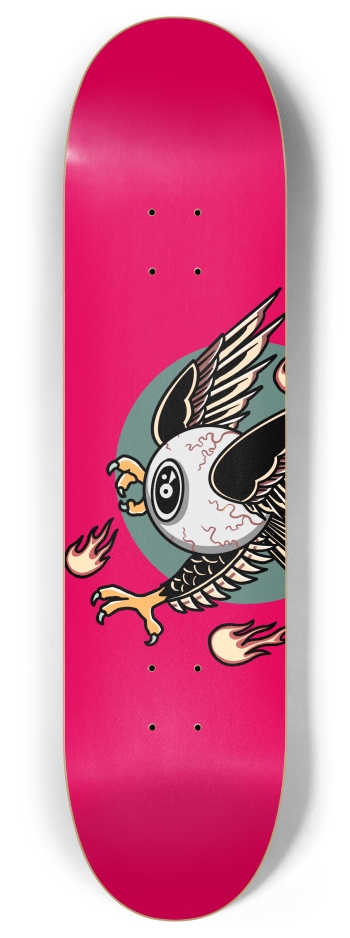 Eye drops are for pussies 8 Inch Skateboard Deck