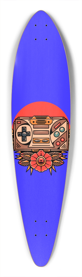 Retro Game Pintail Longboard