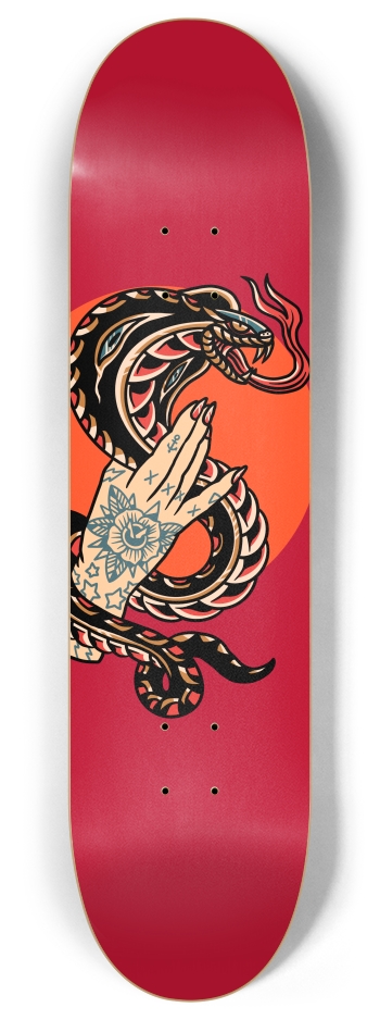 Snake Handlin 8 Inch Skateboard Deck