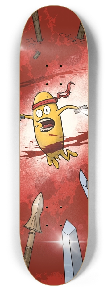 Ninja Bean 8 Inch Skateboard Deck