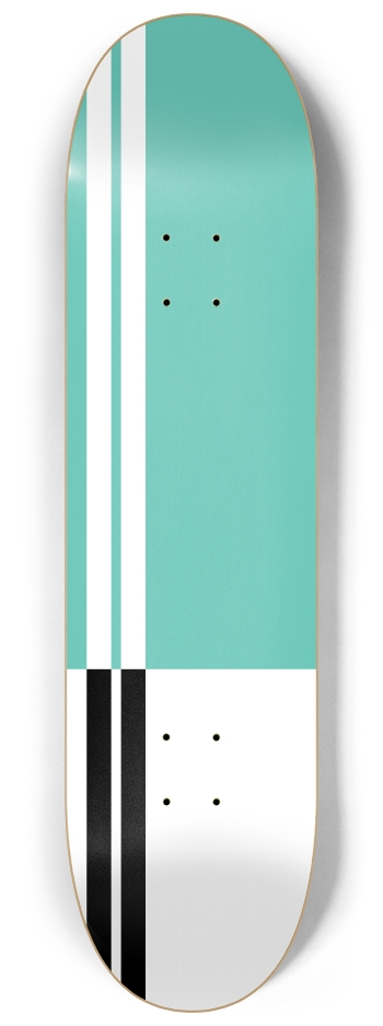 Teal 8-1/4 Skateboard Deck