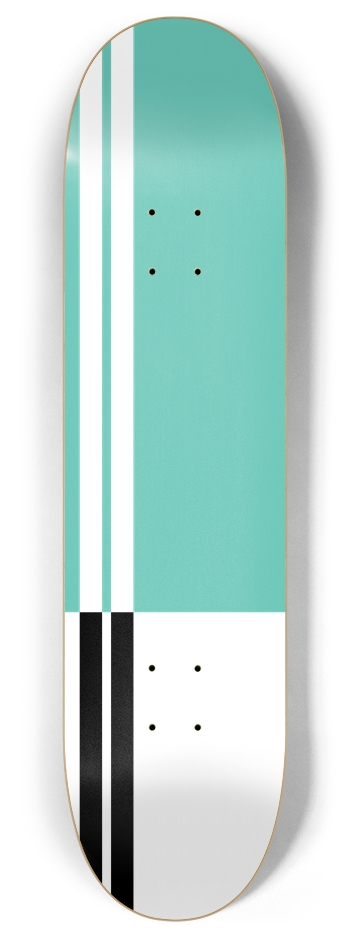 Teal 8 Inch Skateboard Deck