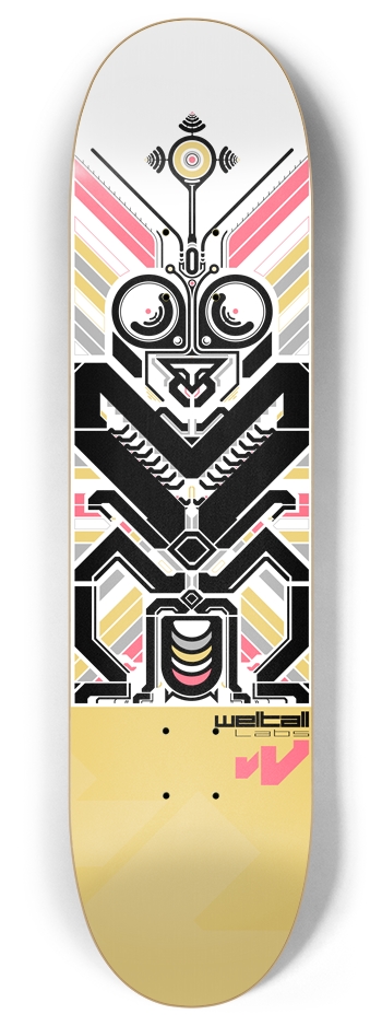 All Seeing Mantis 8 Inch Skateboard Deck