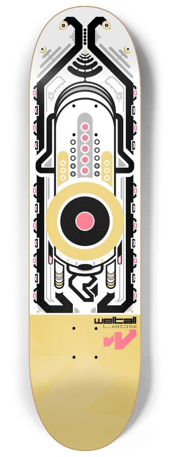 All Seeing Squid 8-1/4 Skateboard Deck