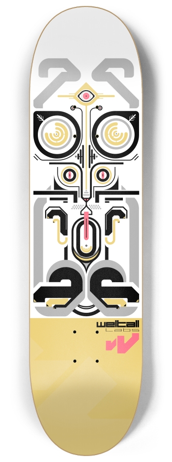 All Seeing Cat 8-1/4 Skateboard Deck