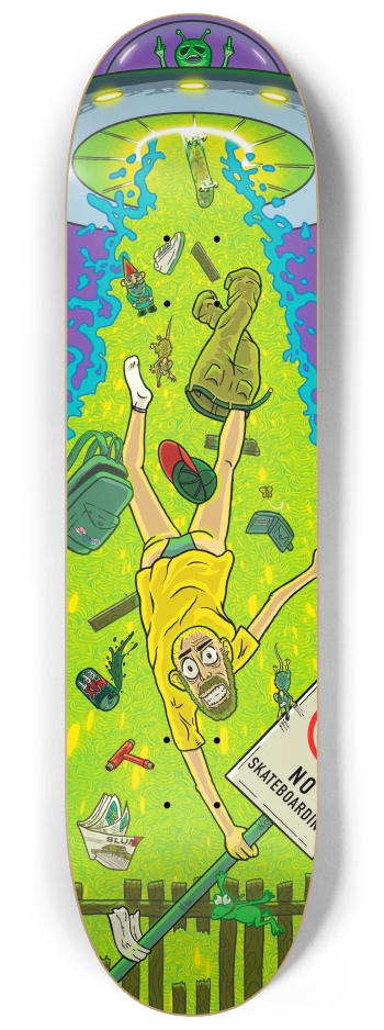 Abducted 8-1/4 Skateboard Deck