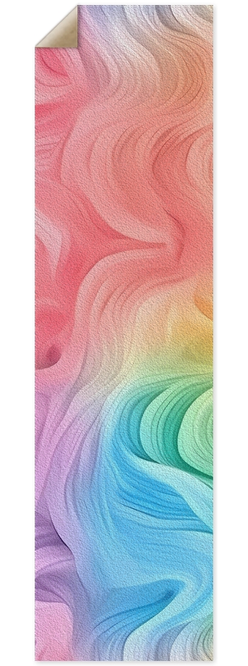 Rainbow Swirl 1 9 x 33 Inch Griptape