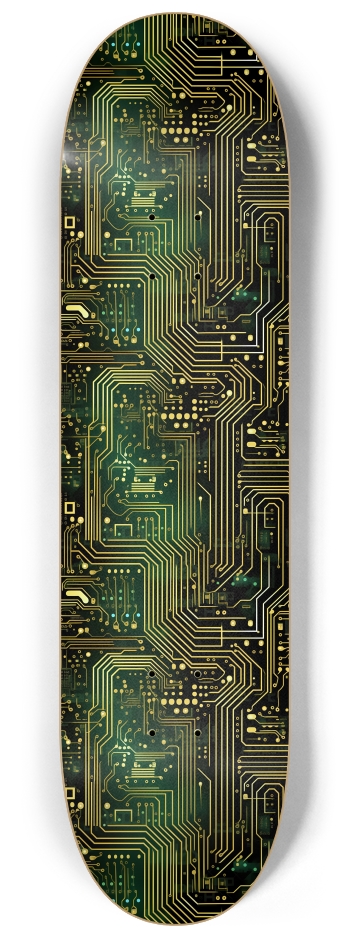 Circuit Board 1 8-1/4 Skateboard Deck